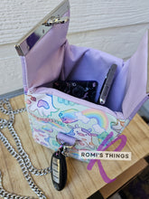Load image into Gallery viewer, Rainbow Boo Cow - Juice Carton Purse