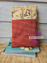 Load image into Gallery viewer, Yellow Monsters - QUILTED Book sleeve
