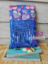 Load image into Gallery viewer, Blazing Hearts- QUILTED Book sleeve
