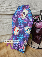 Load image into Gallery viewer, Floral Masks - Coffin Wallet