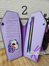 Load image into Gallery viewer, Floral Masks - Coffin Wallet