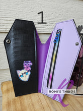 Load image into Gallery viewer, Floral Masks - Coffin Wallet