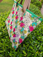 Load image into Gallery viewer, Floral clocks laptop sleeve