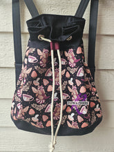 Load image into Gallery viewer, Raccoon Canvas backpack