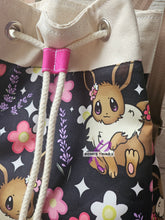 Load image into Gallery viewer, Fox monster Canvas backpack