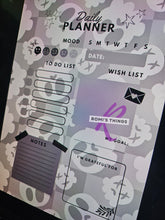 Load image into Gallery viewer, Skelly black check - Daily Planner