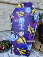 Load image into Gallery viewer, Button girl - Coffin Wallet