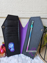 Load image into Gallery viewer, Button girl - Coffin Wallet