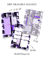 Load image into Gallery viewer, Purple Bows Planner Magnet