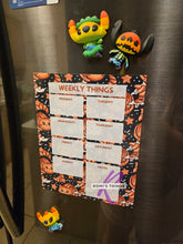 Load image into Gallery viewer, Croissant Cats - Weekly Calendar Magnet