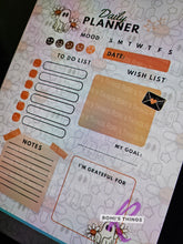 Load image into Gallery viewer, Ghost Flowers - Daily Planner