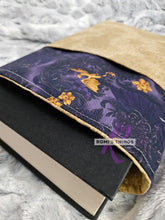 Load image into Gallery viewer, Black and Gold Dragon -  LARGE Book sleeve