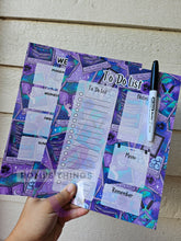 Load image into Gallery viewer, Bookish Tarot BLURPLE Planner Magnet