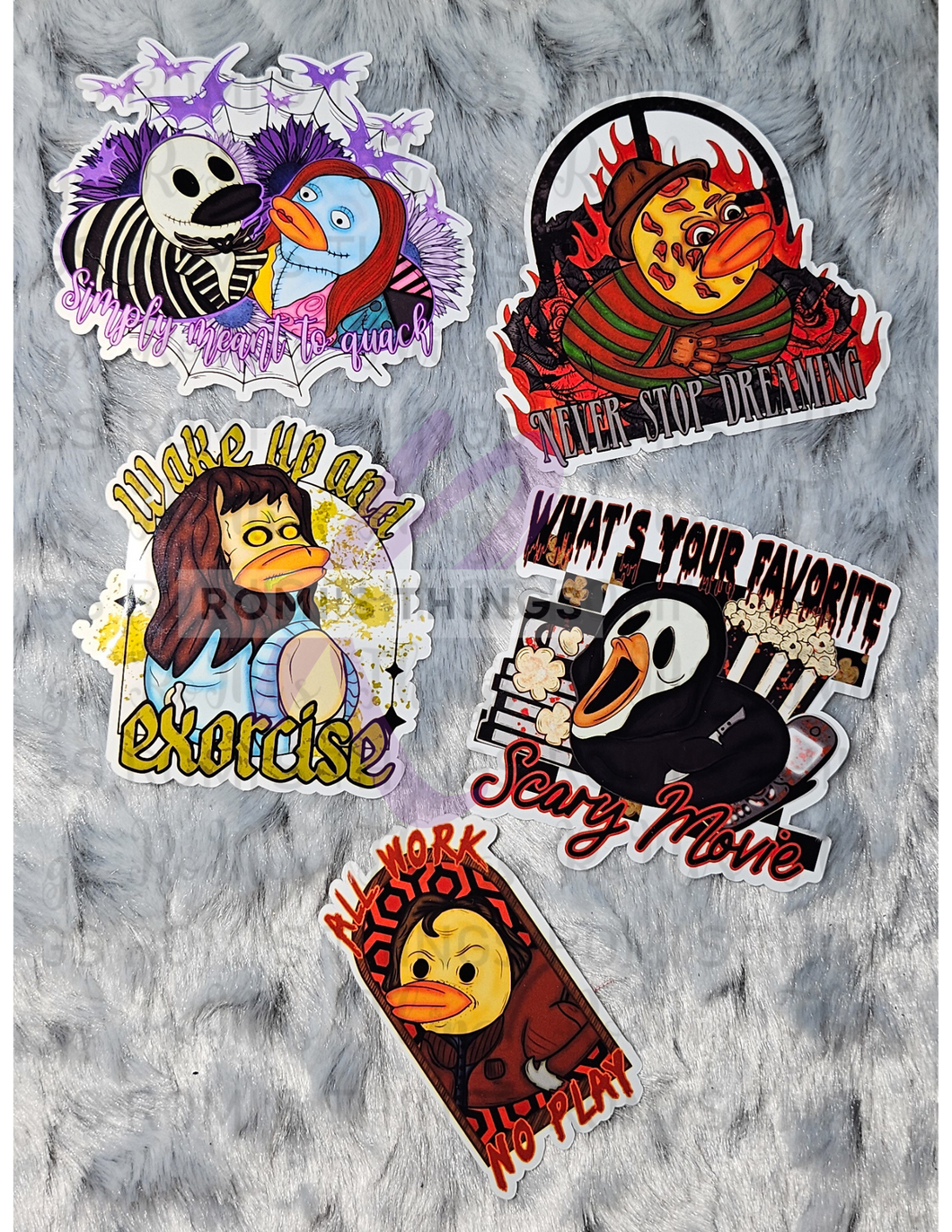 horror quacks 2 set - sticker
