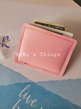 Load image into Gallery viewer, Light Pink Card/Money Holder
