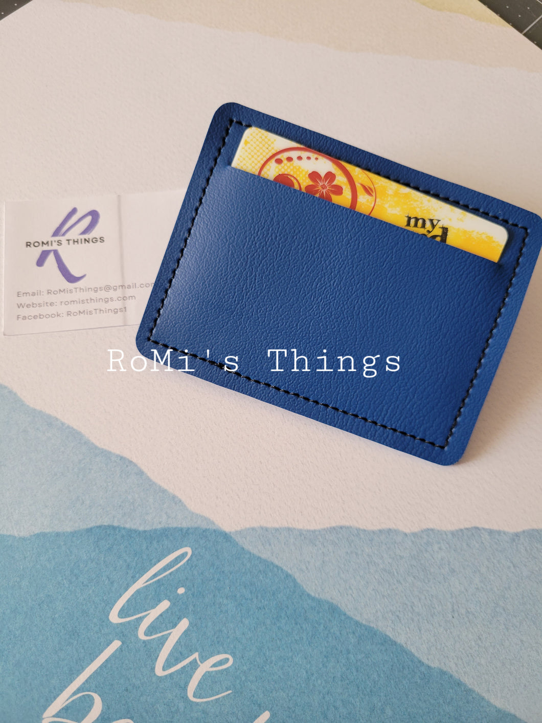 Blue Card/Money Holder