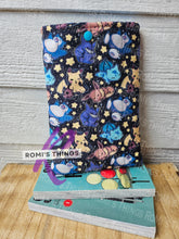 Load image into Gallery viewer, Sleeping Monsters - QUILTED Book sleeve
