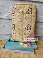 Load image into Gallery viewer, Yellow Monsters - QUILTED Book sleeve
