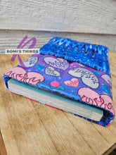 Load image into Gallery viewer, Blazing Hearts- QUILTED Book sleeve
