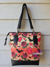 Load image into Gallery viewer, Rose Tattoo Mini Tote
