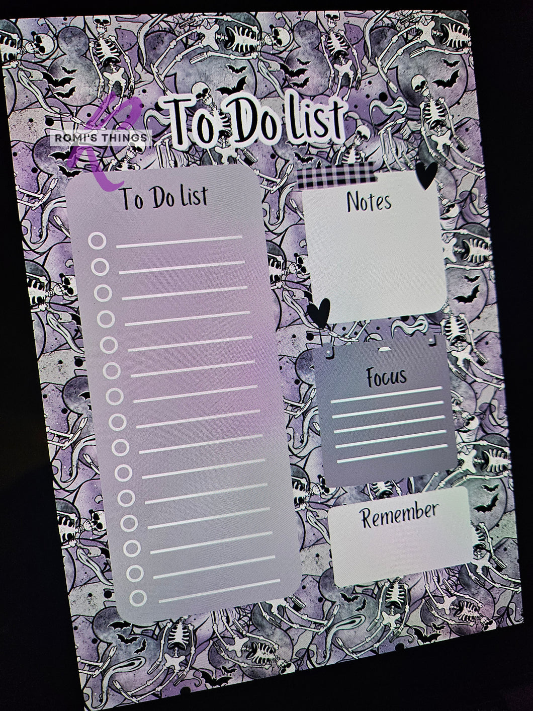 Dancing skeletons - To Do List