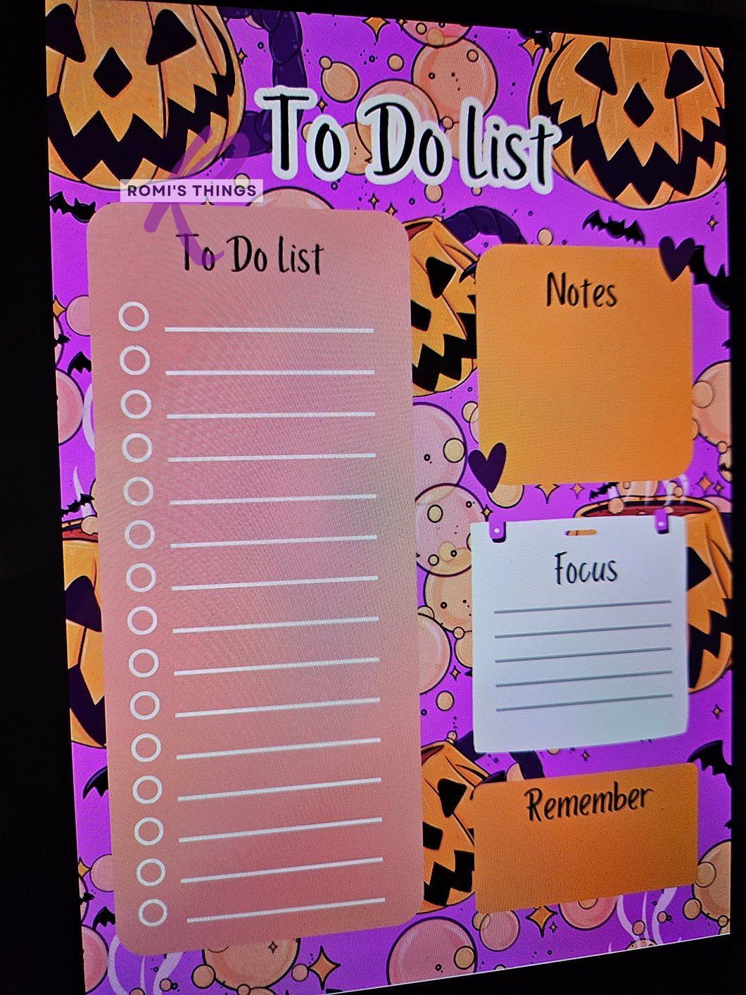 Jack o mug - To Do List