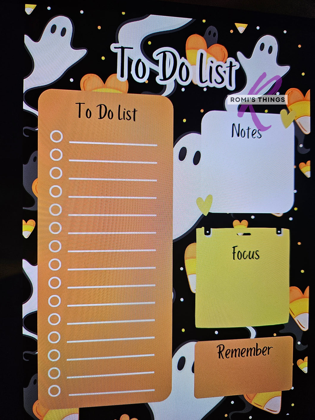 Candy Corn - To Do List