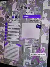 Load image into Gallery viewer, Purple Bows Planner Magnet
