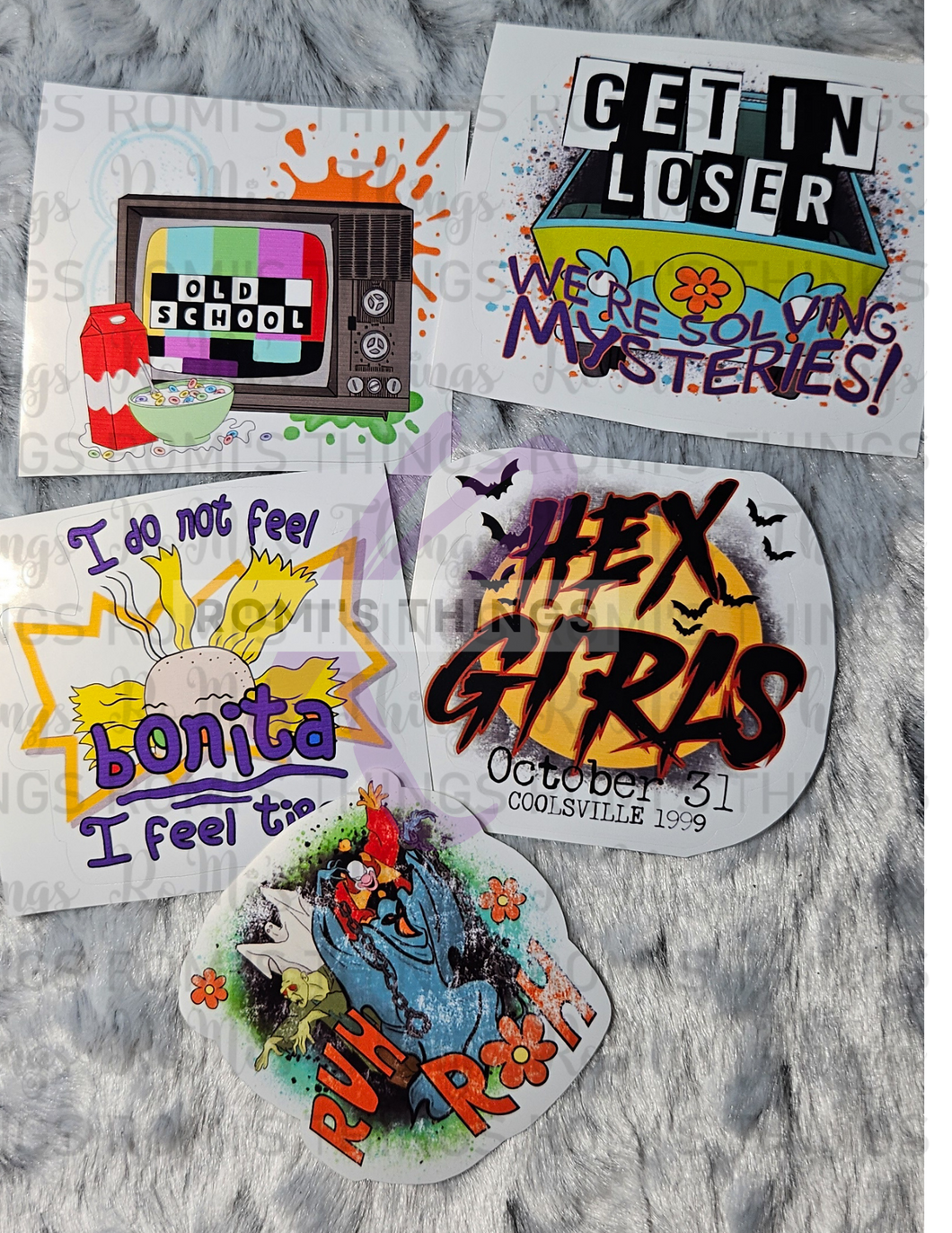 Cartoons 1 set - sticker