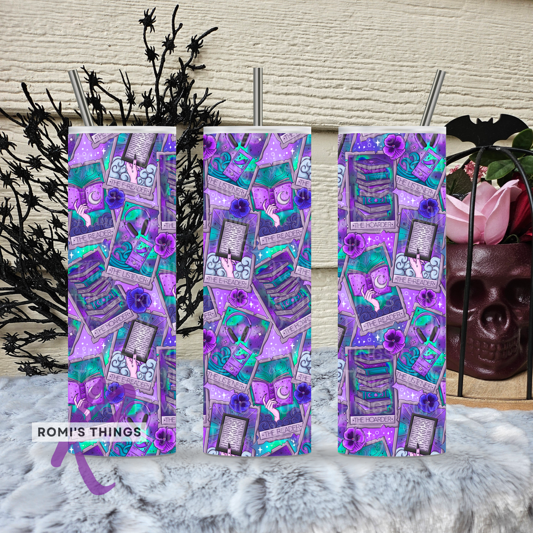 Bookish Tarot BLURPLE 20 oz Tumbler