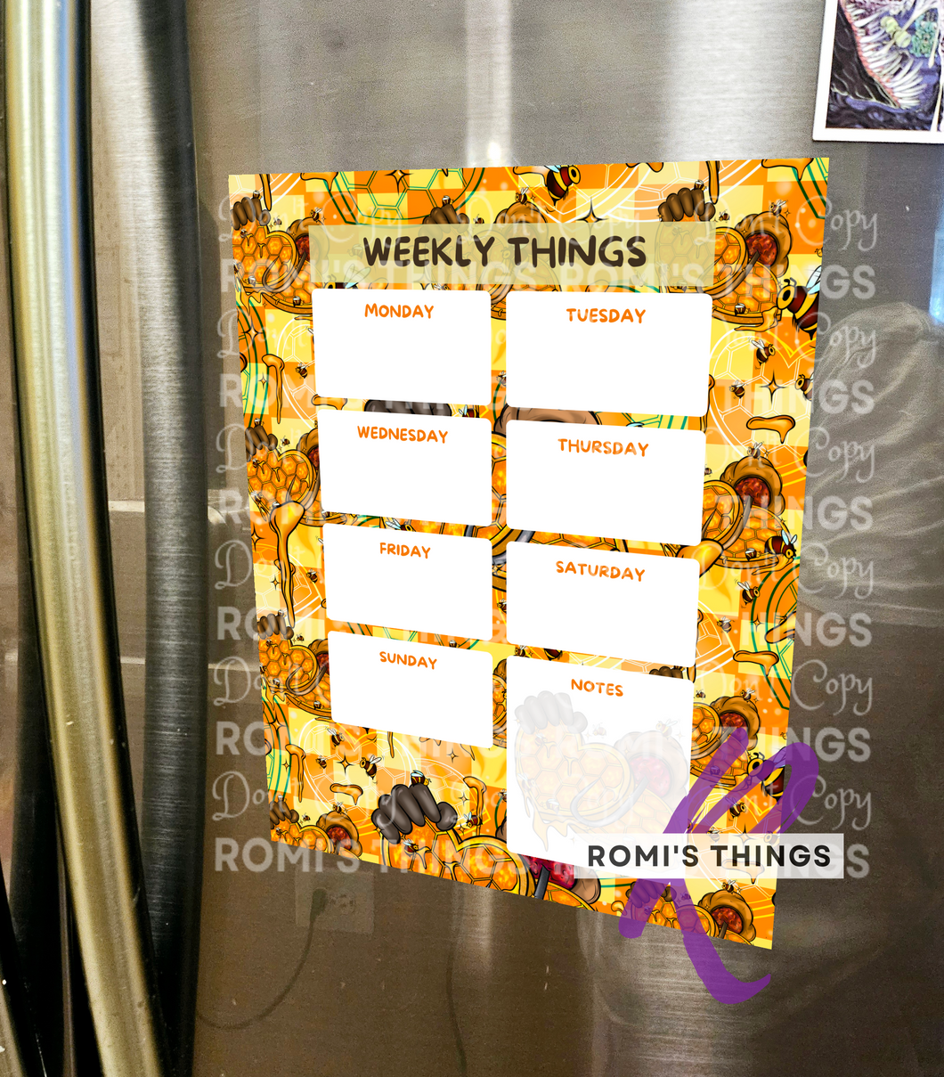 Candy Man - Weekly Calendar Magnet