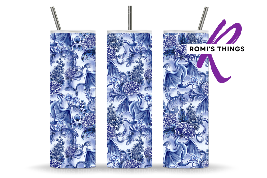Blue Dragon 20 oz Tumbler
