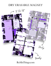 Load image into Gallery viewer, Purple Bows Planner Magnet
