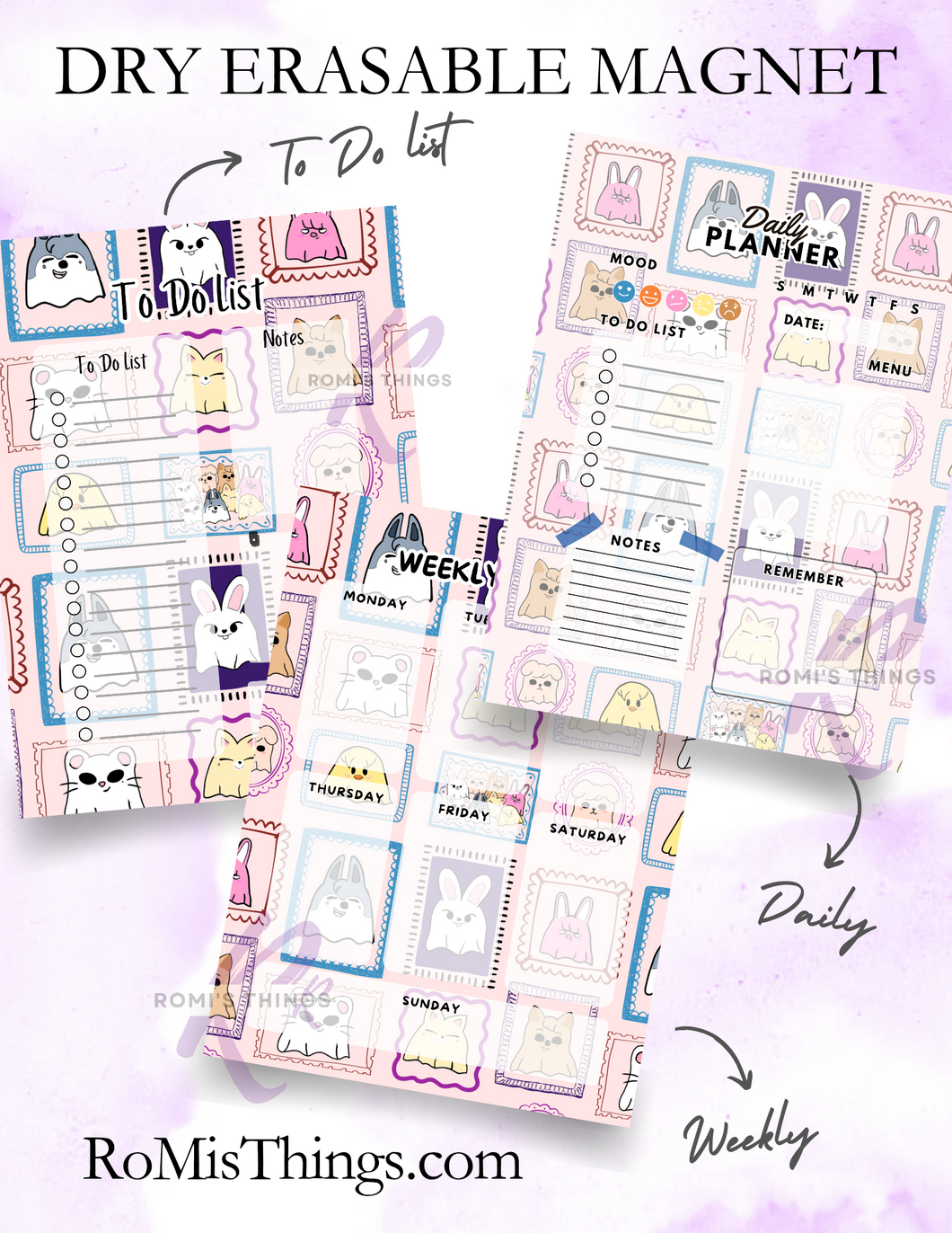 Ghost SKZoooo Planner Magnet