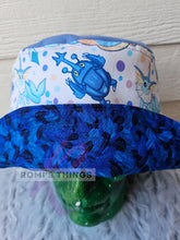 Load image into Gallery viewer, Blue Pocket Monsters - LARGE Bucket hat
