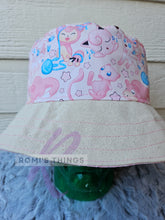 Load image into Gallery viewer, Pink Pocket Monsters - LARGE Bucket hat
