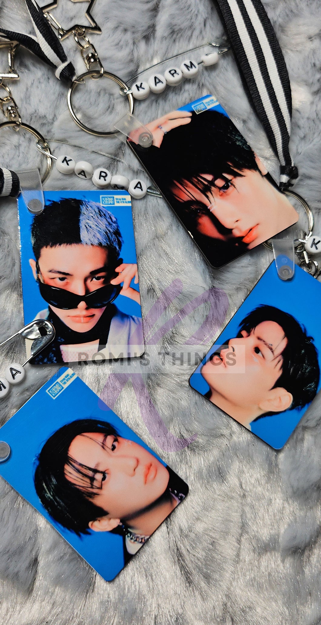 Karma Blue - kpop - keychain