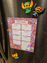 Load image into Gallery viewer, Croissant Cats - Weekly Calendar Magnet
