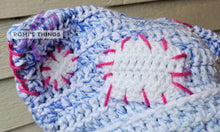 Load image into Gallery viewer, Stitched Heart blue - beanie
