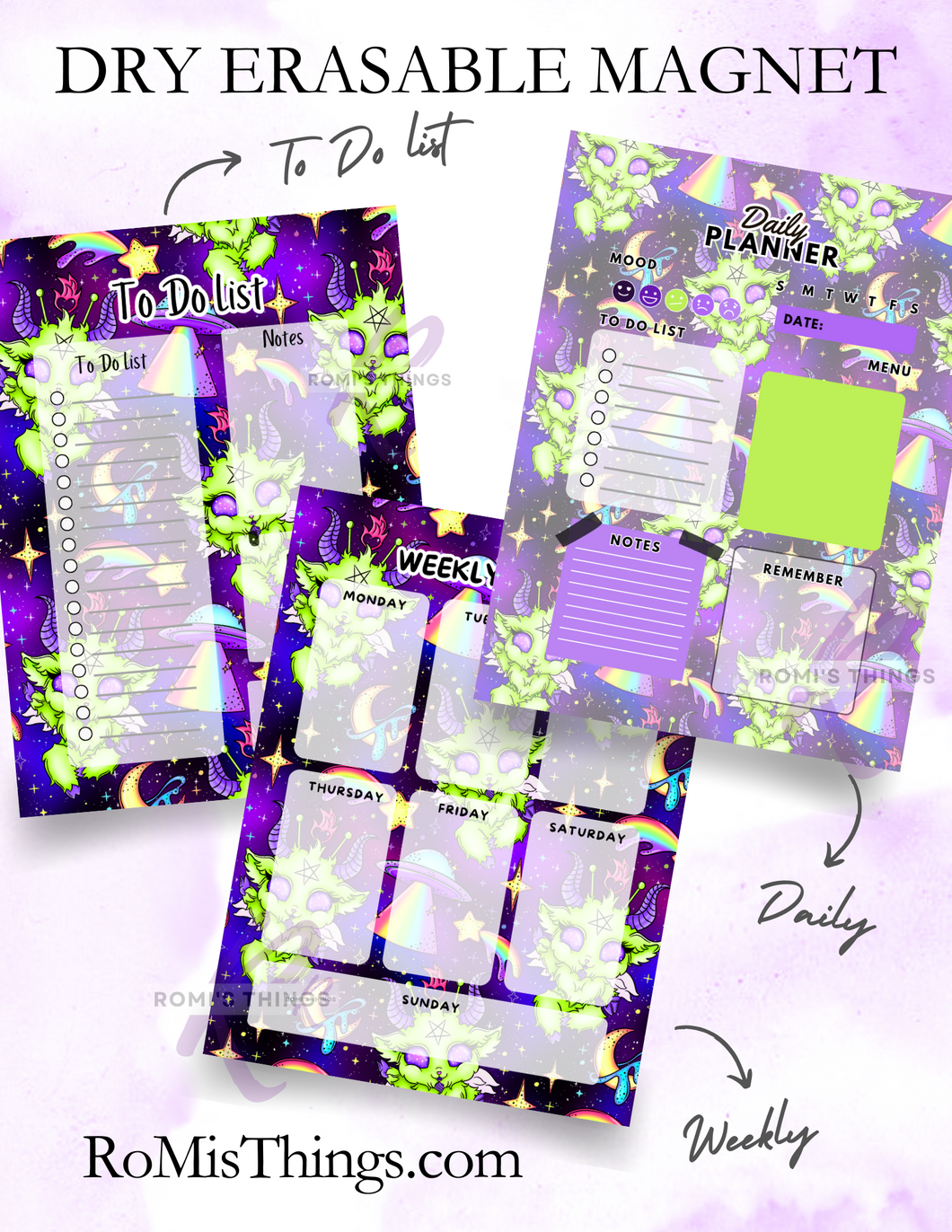 Baphy Alien Planner Magnet