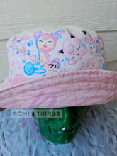 Load image into Gallery viewer, Pink Pocket Monsters - LARGE Bucket hat
